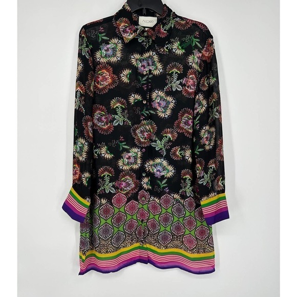 ALEXIS Foley Tapestry Floral Top Midnight Bloom - Picture 3 of 10